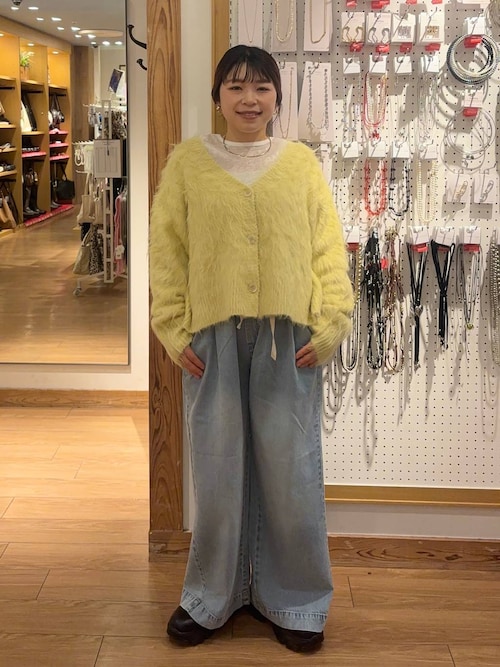 セール】シャギーショートVカーディガン 632263（カーディガン/ボレロ