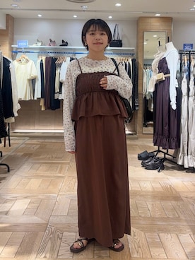 nanamoueさん（レディース・154cm）の夏コーディネート