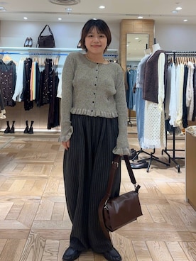 nanamoueさん（レディース・154cm）の秋コーディネート