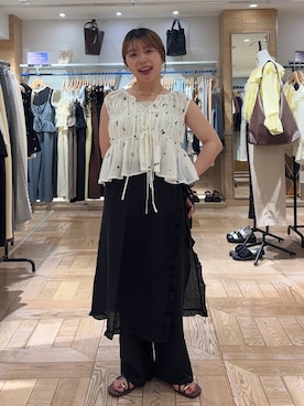 nanamoueさん(レディース・154cm)の夏コーディネート