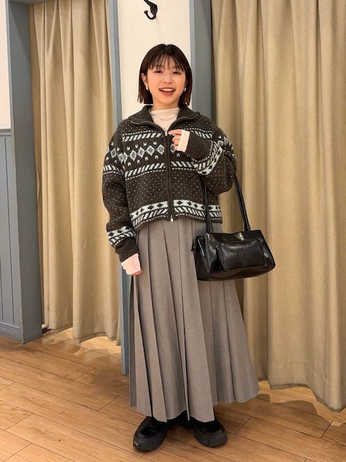 セール】ノルディックジップカーディガンLS 133794（カーディガン