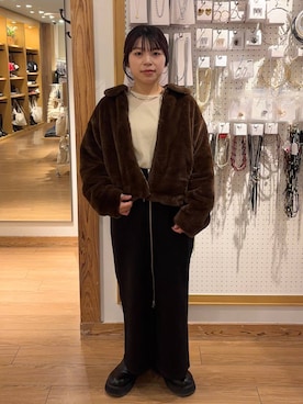 「おでかけ」｜nanamoueさん（レディース・154cm）の秋コーディネート