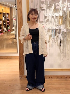 nanamoueさん（レディース・154cm）の夏コーディネート