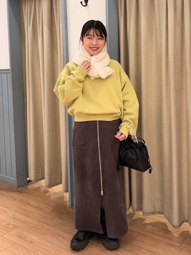 nanamoueさん（レディース・154cm）の秋コーディネート