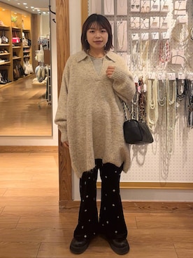 nanamoueさん（レディース・154cm）の秋コーディネート