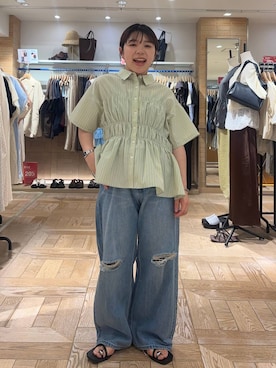nanamoueさん(レディース・154cm)の夏コーディネート