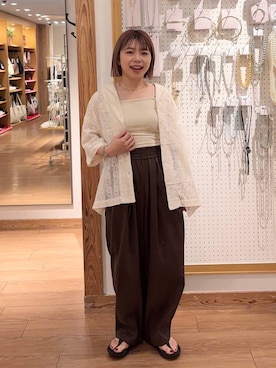 「新作」｜nanamoueさん（レディース・154cm）の夏コーディネート