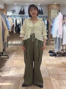 nanamoueさん（レディース・154cm）の春コーディネート