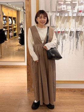 nanamoueさん（レディース・154cm）の春コーディネート