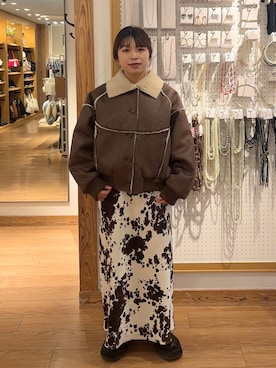 nanamoueさん（レディース・154cm）の秋コーディネート