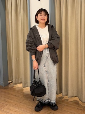 nanamoueさん(レディース・154cm)の秋コーディネート