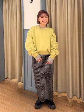 nanamoueさん（レディース・154cm）の冬コーディネート