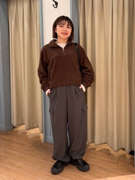 nanamoueさん（レディース・154cm）の秋コーディネート