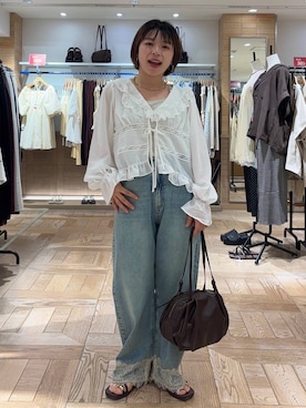 nanamoueさん(レディース・154cm)の夏コーディネート