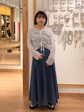 nanamoueさん(レディース・154cm)の春コーディネート