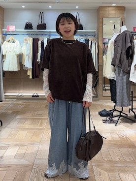 nanamoueさん(レディース・154cm)の夏コーディネート