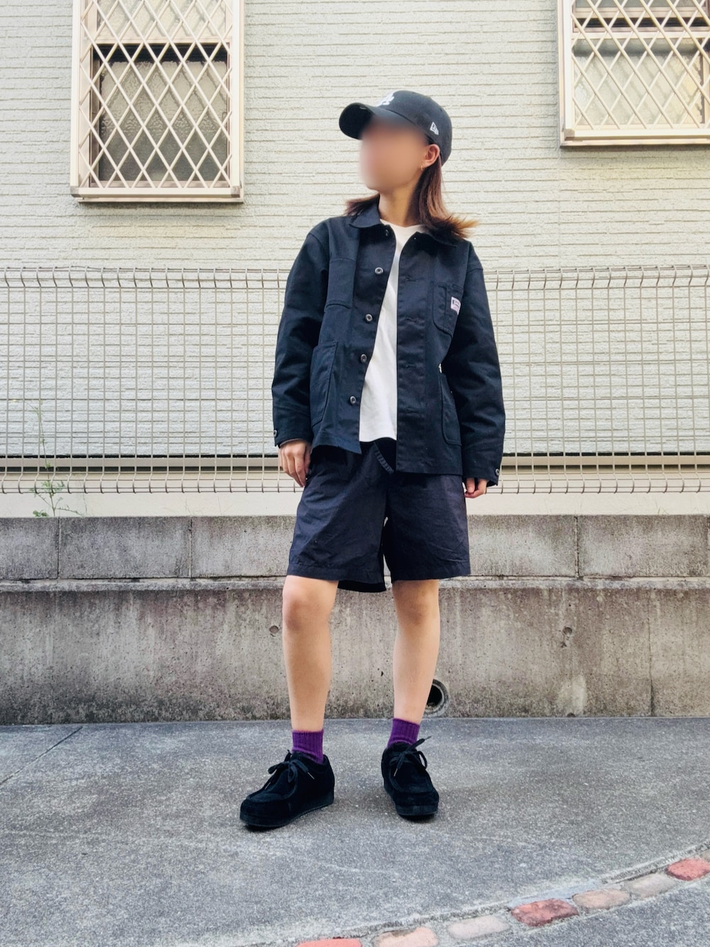 「Bleu Bleuetのアイテム（その他シューズ、ブラック系）」を使った、Natsukiさん（骨格ナチュラル・レディース・155cm）の秋コーディネートの1枚目の写真