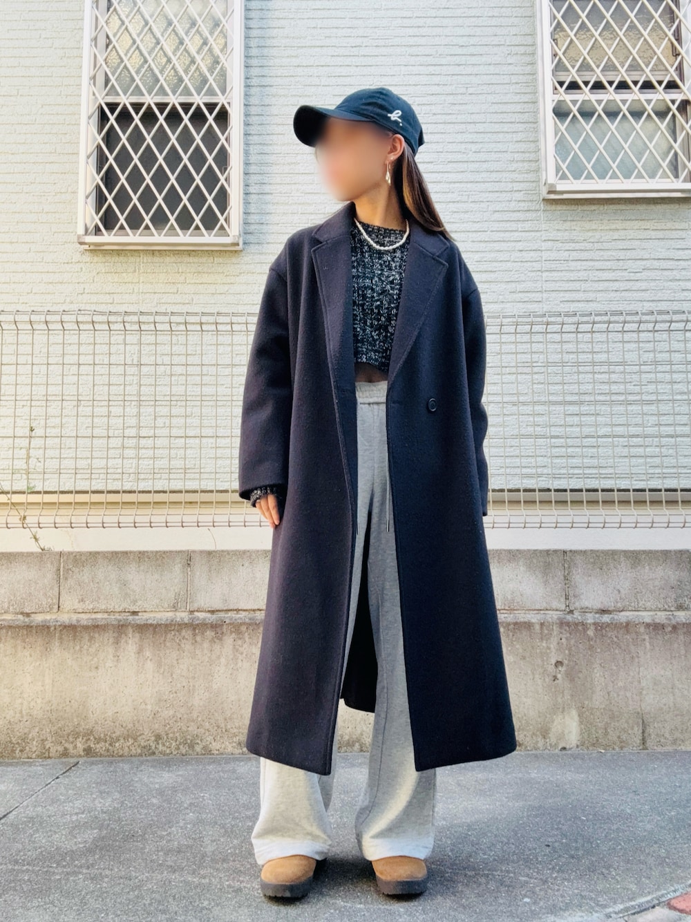 「Columbiaのアイテム（その他シューズ、ブラウン系）」を使った、Natsukiさん（骨格ナチュラル・レディース・156cm）の冬コーディネートの1枚目の写真