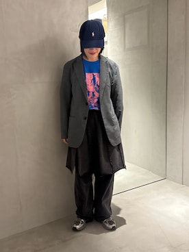 「Ray BEAMS（レイビームス）のアイテム（パンツ）」を使った、しわしわさん（レディース・163cm）の春コーディネート