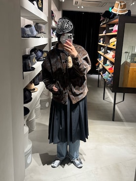 「アイテム（バレエシューズ）」を使った、しわしわさん（レディース・163cm）の冬コーディネート