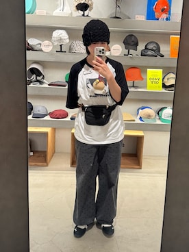 「kaorinomori（カオリノモリ）のアイテム」を使った、しわしわさん（レディース・163cm）の秋コーディネート