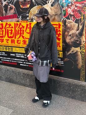 「L.L.Bean（エルエルビーン）のアイテム（キャップ）」を使った、しわしわさん（レディース・163cm）の春コーディネート