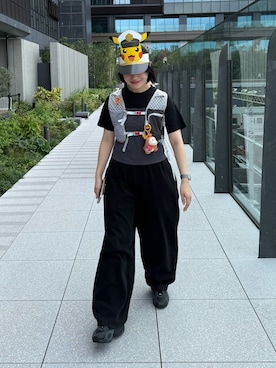 「UNIQLO（ユニクロ）のアイテム（スウェットパンツ）」を使った、しわしわさん（レディース・163cm）の秋コーディネート