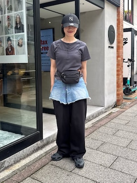 「Kastane（カスタネ）のアイテム」を使った、しわしわさん（レディース・163cm）の夏コーディネート