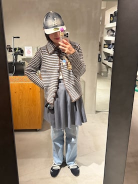 「アイテム（サロペット/オーバーオール）」を使った、しわしわさん（レディース・163cm）の冬コーディネート