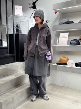 しわしわさん（レディース・163cm）の冬コーディネート