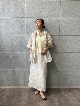 「cloenc（クロエンス）のアイテム（トップス）」を使った、cloencさん（レディース・160cm）の春コーディネート