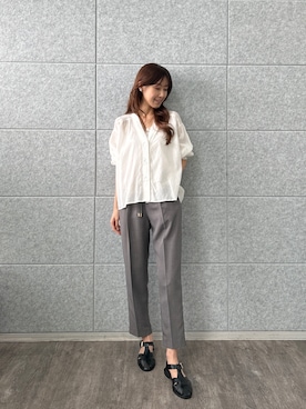 「cloenc（クロエンス）のアイテム（トップス）」を使った、cloencさん（レディース・165cm）の春コーディネート