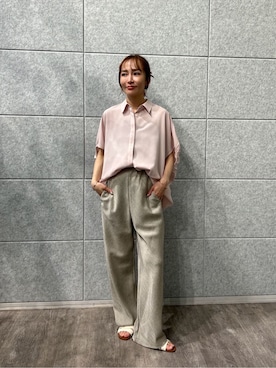 「cloenc（クロエンス）のアイテム（トップス）」を使った、cloencさん（レディース・160cm）の春コーディネート