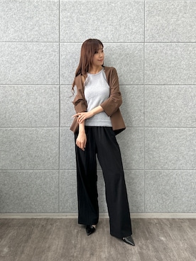 「cloenc（クロエンス）のアイテム（トップス）」を使った、cloencさん（レディース・165cm）の春コーディネート