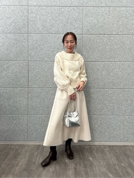 cloencさん（レディース・160cm）の冬コーディネート