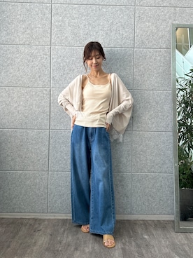「cloenc（クロエンス）のアイテム」を使った、cloencさん（レディース・165cm）の夏コーディネート