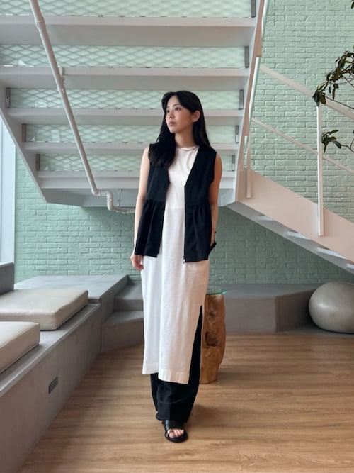 【専用出品】140メッシュワンピースホワイト セール】【UVカット／接触冷感／抗菌防臭】ロングカットソー