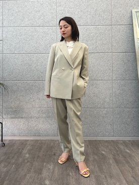 「cloenc（クロエンス）のアイテム（ジャケット/アウター）」を使った、cloencさん（レディース・158cm）の春コーディネート