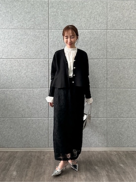 「cloenc（クロエンス）のアイテム（トップス）」を使った、cloencさん（レディース・160cm）の春コーディネート