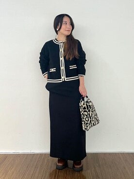 「24AW秋の新作」｜「アイテム（ワンピース/ドレス）」を使った、cloencさん（レディース・151cm）の秋コーディネート