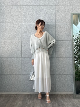 「cloenc（クロエンス）のアイテム」を使った、cloencさん（レディース・165cm）の夏コーディネート