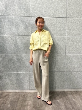 「cloenc（クロエンス）のアイテム（トップス）」を使った、cloencさん（レディース・160cm）の春コーディネート