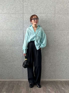 「cloenc（クロエンス）のアイテム（パンツ）」を使った、cloencさん（レディース・160cm）の春コーディネート