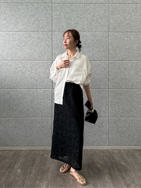 「cloenc（クロエンス）のアイテム（トップス）」を使った、cloencさん（レディース・160cm）の春コーディネート