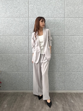 「cloenc（クロエンス）のアイテム（パンツ）」を使った、cloencさん（レディース・165cm）の春コーディネート