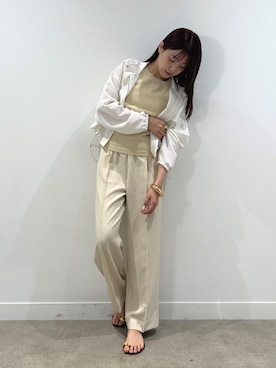 「cloenc（クロエンス）のアイテム（ブルゾン）」を使った、cloencさん（レディース・164cm）の春コーディネート