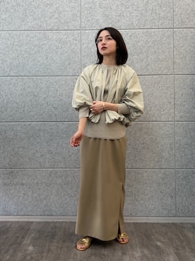「cloenc（クロエンス）のアイテム（ブルゾン）」を使った、cloencさん（レディース・158cm）の春コーディネート