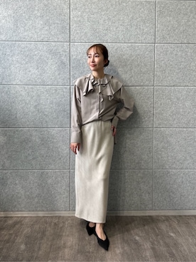 「cloenc（クロエンス）のアイテム（トップス）」を使った、cloencさん（レディース・160cm）の春コーディネート