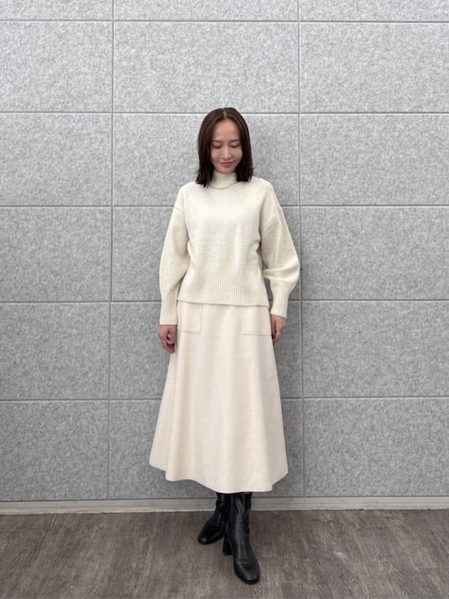 セール】【手洗い可】メルトンジャージフレアスカート（スカート