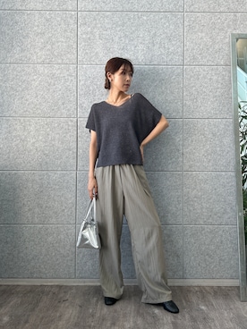 「cloenc（クロエンス）のアイテム」を使った、cloencさん（レディース・165cm）の夏コーディネート